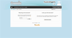 Desktop Screenshot of moodle.uprc.edu