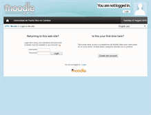 Tablet Screenshot of moodle.uprc.edu